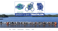 Desktop Screenshot of barrysbaytriathlon.com